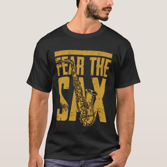 T-shirt Instrument saxophone (Devant)