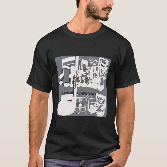 T-shirt Instruments de musique Lanl (Devant)