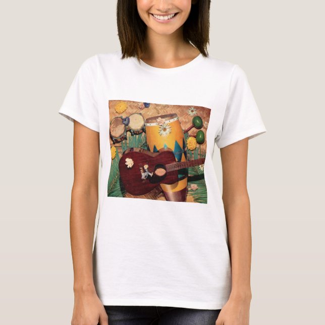 T-shirt Instruments de musique latins (Devant)