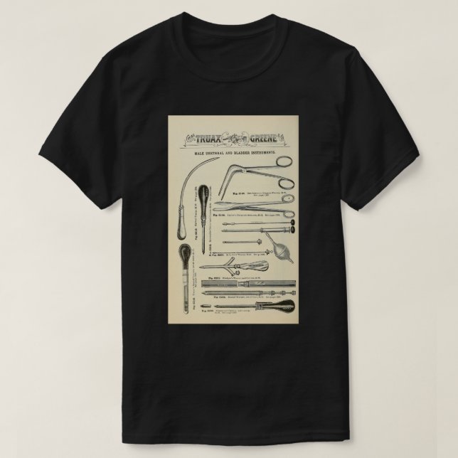 T-shirt Instruments Médicales vintages 5 (Design devant)