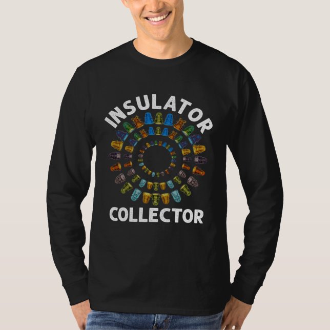T-shirt Insulator Collector Antiques Collecting Antique (Devant)