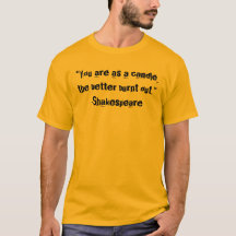 Insulte Shakespeare. Humour de chemise
