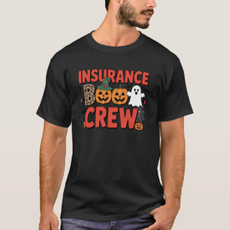 T-shirt Insurance Boo Crew Halloween Theme For Spooky Offi