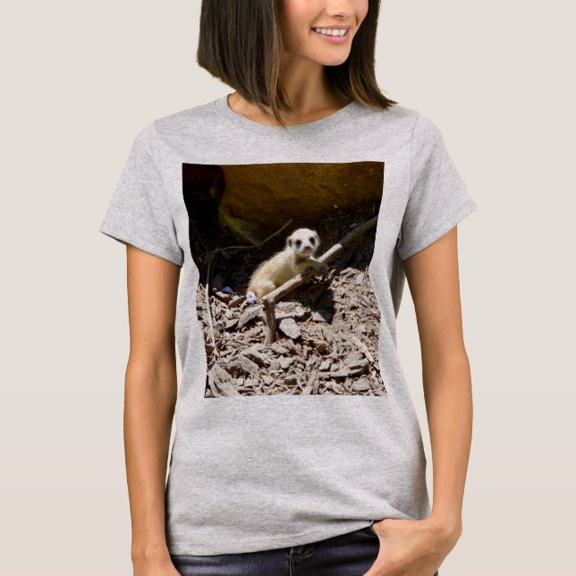 T-shirt Insy Winsy Baby Meerkat, (Devant)