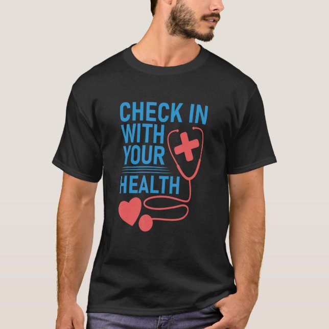 T-shirt Intégrer Avec Votre Santé (Devant)