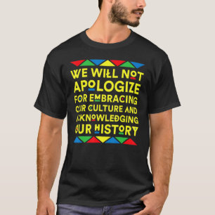 T-shirt Intégrer notre histoire culturelle Black Pride Mel