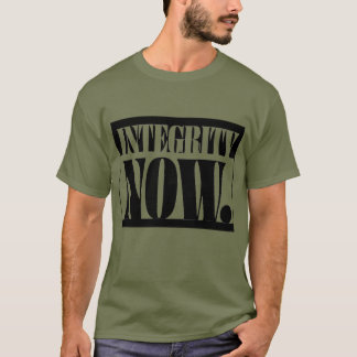 T-SHIRT INTÉGRITÉ MAINTENANT.