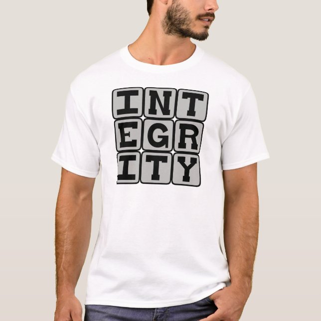 T-shirt Intégrité, Motivationnel (Devant)