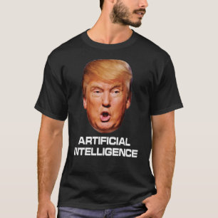T-shirt Intelligence artificielle anti-Trump AI Moron Idio