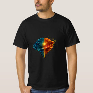 T-shirt intelligence artificielle du cerveau
