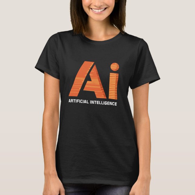 T-shirt Intelligence artificielle IA Informatique Enthu (Devant)