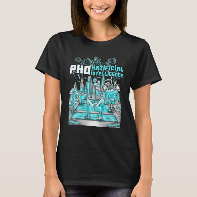 T-shirt Intelligence artificielle IA Informatique IA Mas (Devant)