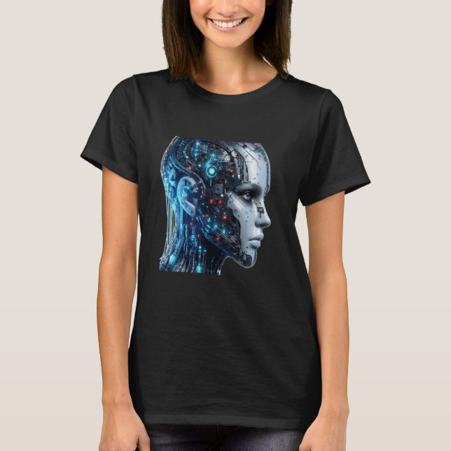T-shirt Intelligence Artificielle - Informatique - Informa (Devant)