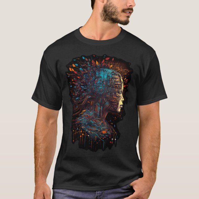 T-shirt Intelligence artificielle Informatique Informatiqu (Devant)