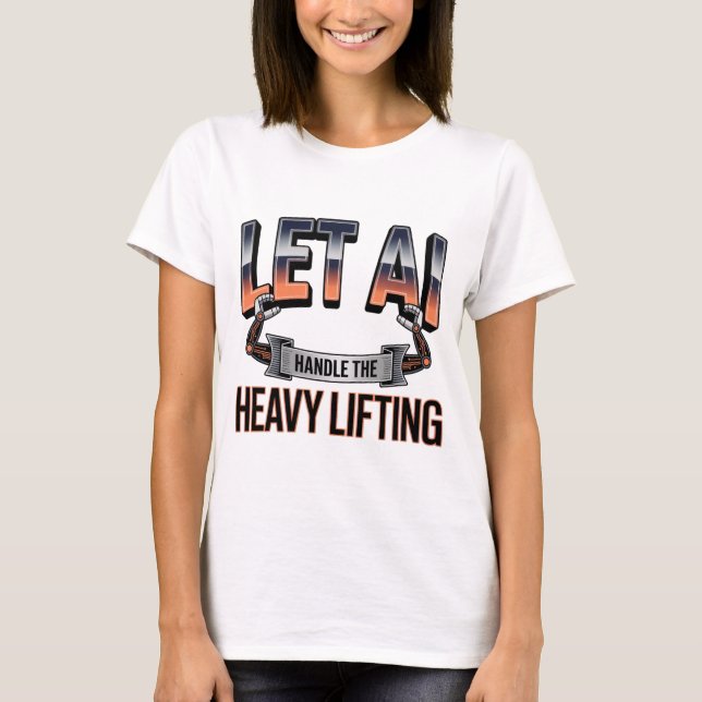T-shirt Intelligence artificielle Innovation Style de vie (Devant)