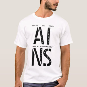 T-shirt Intelligence Artificielle moderne et simple