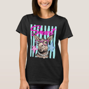 T-shirt Intelligent avec Gles drôle de mème animal éd grap