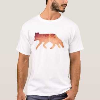 T-shirt Intelligent comme aquarelle typographique de Fox