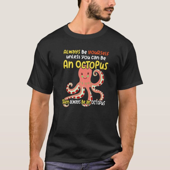 T-shirt Intelligent comme une pieuvre océanique créature 1 (Devant)