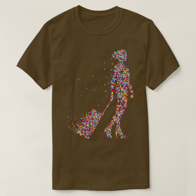 T-shirt Intendance des agents de bord Profession (Design devant)