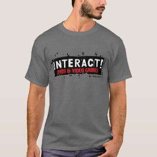 T-shirt Interactif ! Blanc au-dessus du rouge