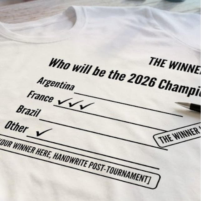 T-shirt interactif du champion de sport 2026 (Créateur téléchargé)