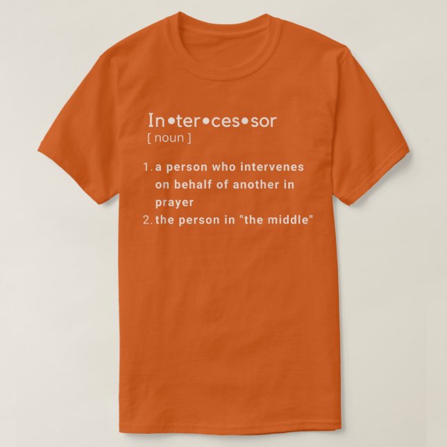 T-shirt Intercesseur (Design devant)