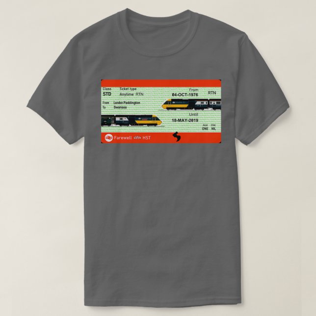 T-SHIRT INTERCITÉ 125 TVH (Design devant)