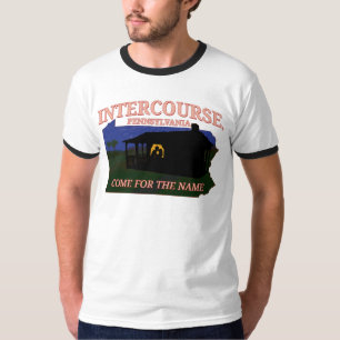 T-shirt Intercourse Pennsylvania Funny Nom de la ville