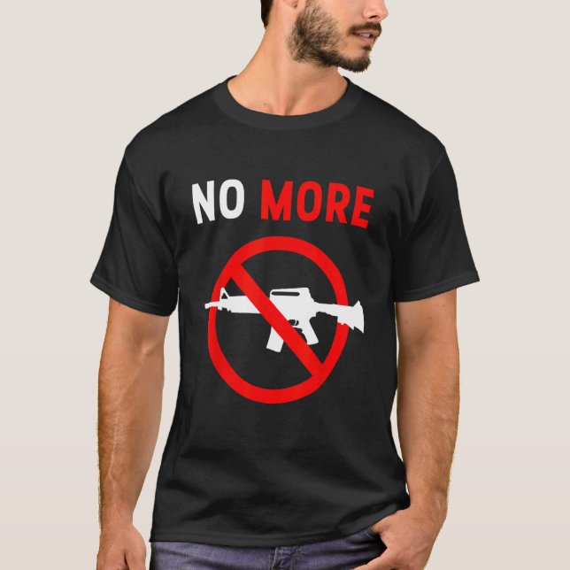 T-shirt Interdiction du contrôle des armes à feu Assault A (Devant)