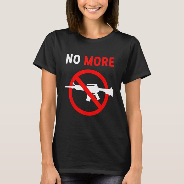 T-shirt Interdiction du contrôle des armes à feu Assault A (Devant)