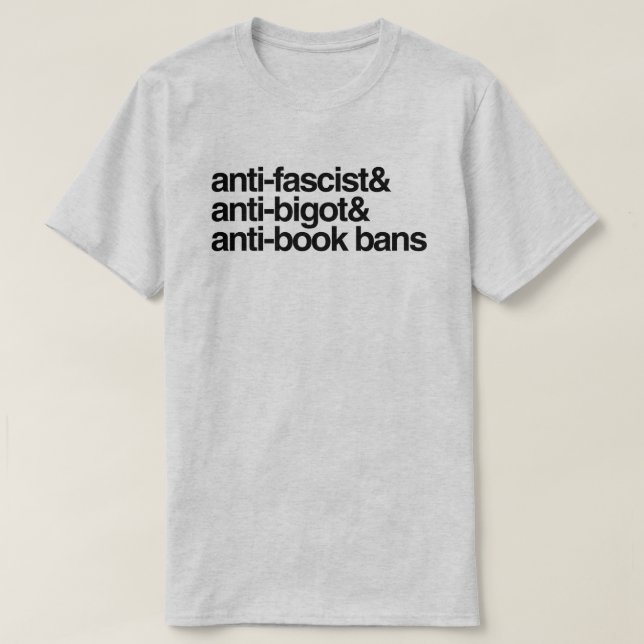 T-shirt Interdictions anti-livre (Design devant)