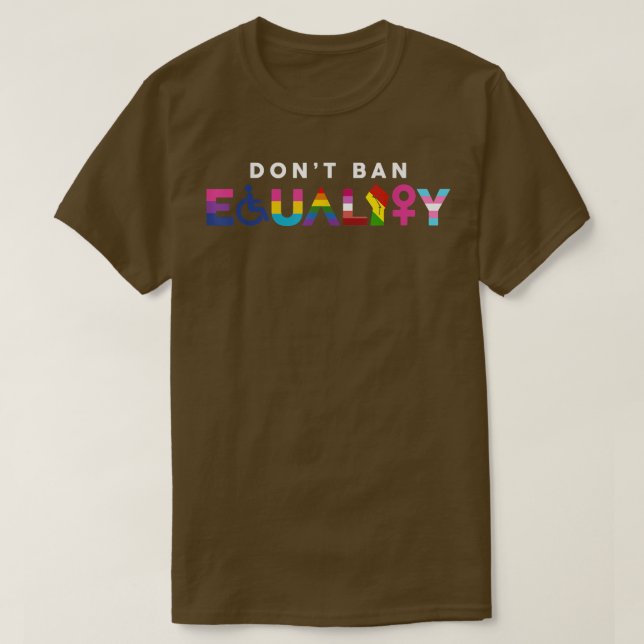 T-shirt Interdire Égalité Droits des femmes Droits des per (Design devant)
