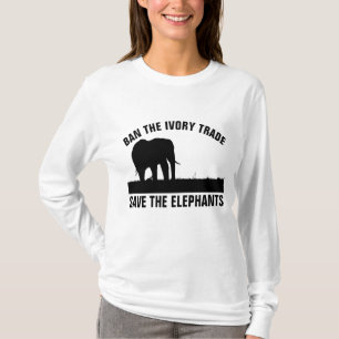 T-SHIRT INTERDIRE LE COMMERCE D'IVOIRE, ENREGISTRER LES T-
