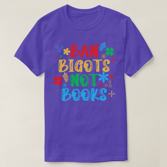 T-shirt Interdire Les Bigots Pas Les Livres 23 (Design devant)