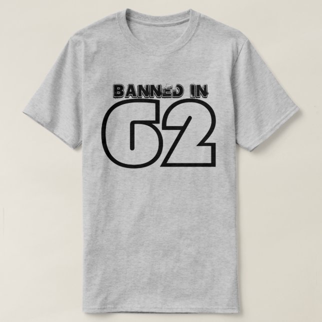 T-shirt Interdit dans la chemise de prière de 62 écoles (Design devant)