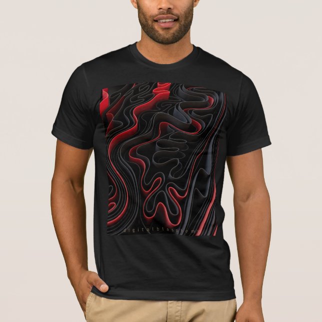 T-shirt Interfold Noir (Devant)