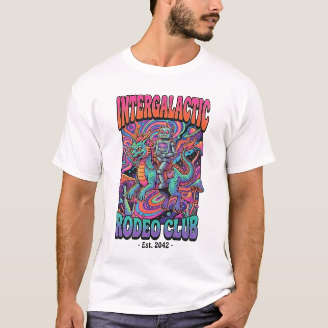 T-shirt Intergalactic Rodeo Club (Devant)