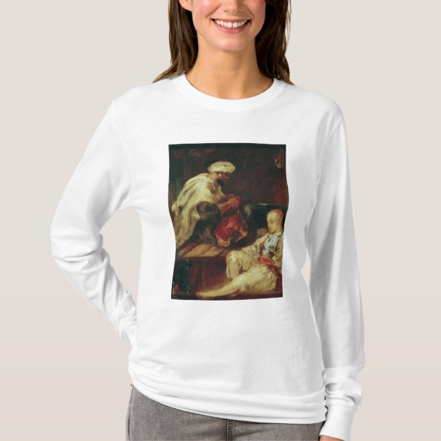 T-shirt Intérieur de l'atelier d'un tailleur arabe (Devant)
