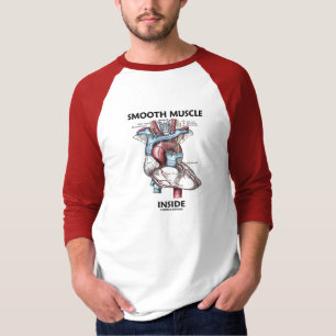 T-shirt Intérieur de muscle lisse (coeur de l'anatomie du