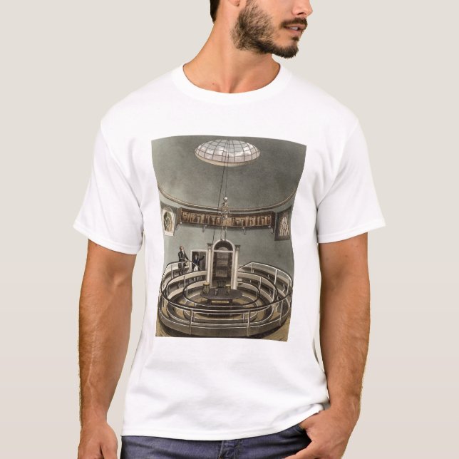 T-shirt Intérieur du théâtre de l'anatomie, Cambridge, (Devant)