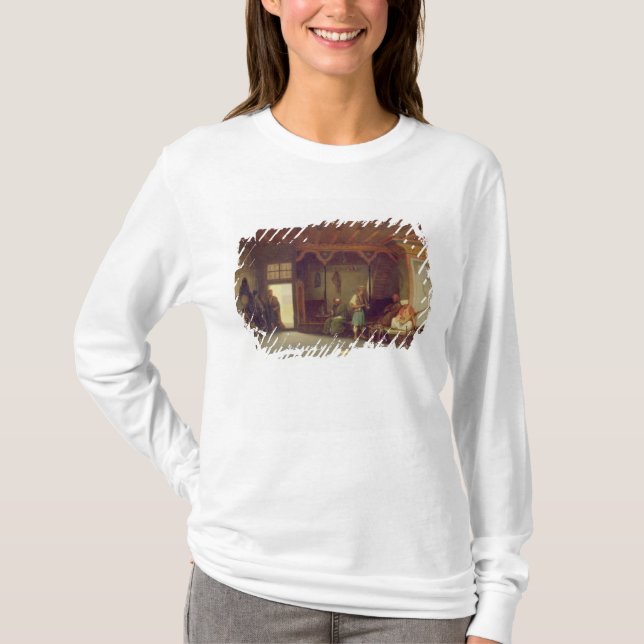 T-shirt Intérieur d'un café oriental (Devant)