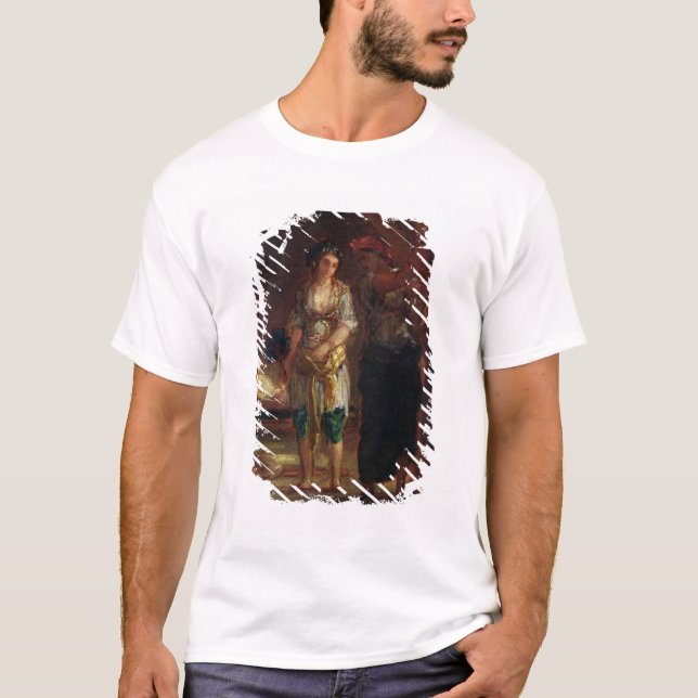 T-shirt Intérieur d'un harem à Oran, c.1847 (Devant)