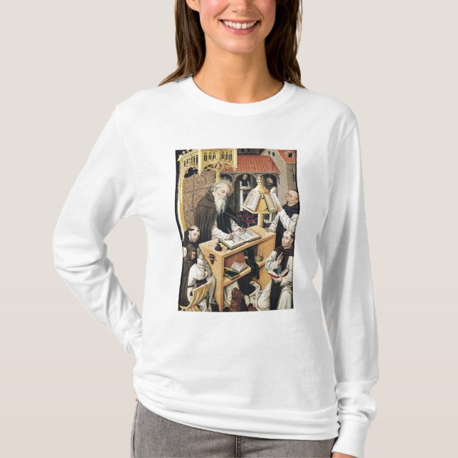 T-shirt Intérieur d'un Scriptorium, école de Ségovie (Devant)