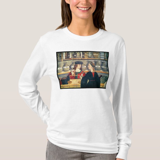 T-shirt Intérieur d'une pharmacie (Devant)