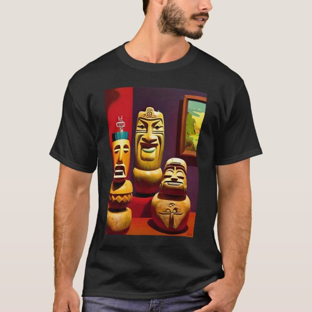 T-shirt Intérieur Tiki Life Ken Gage Art (Devant)