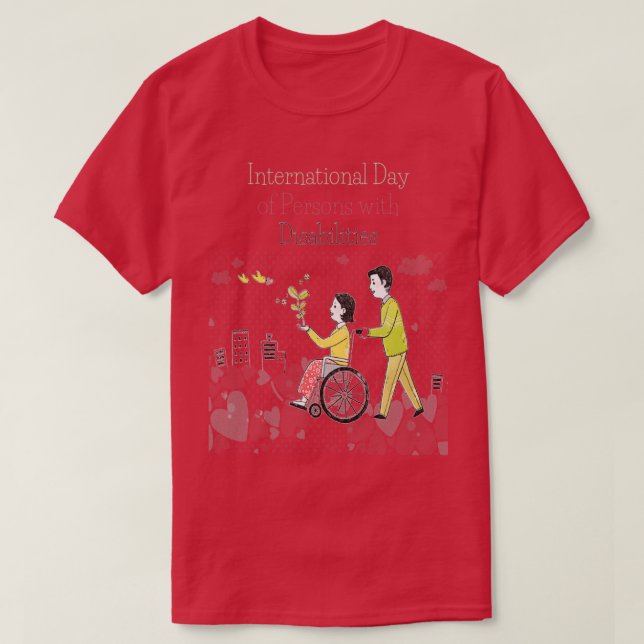 T-shirt International Day of Persons with Disabilities (Design devant)