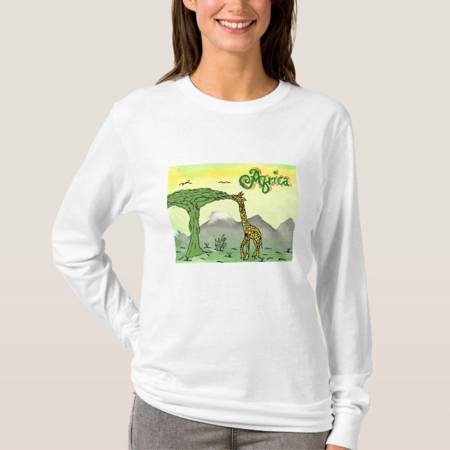T-shirt International de CTC - girafe (Devant)