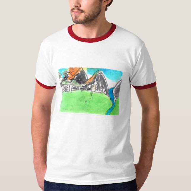 T-shirt International de CTC - homme et rivière (Devant)