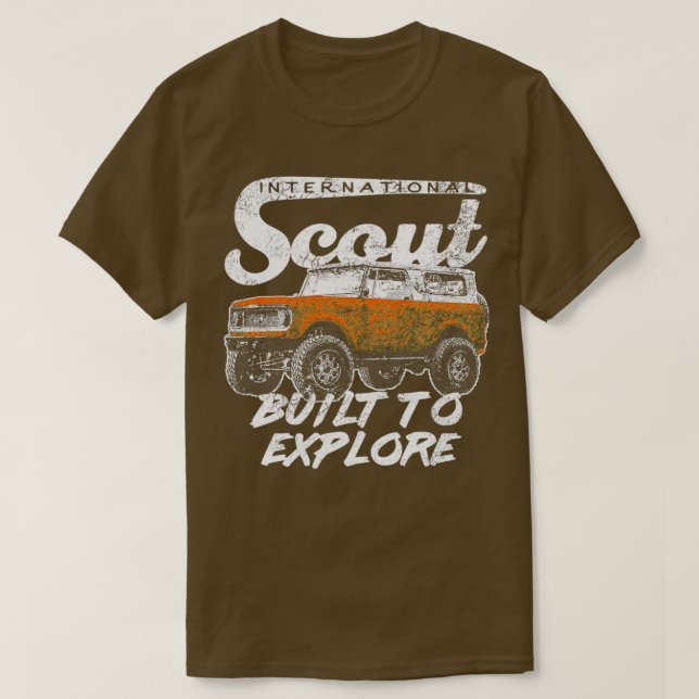 T-shirt International Harvard Scout II style rétro constru (Design devant)